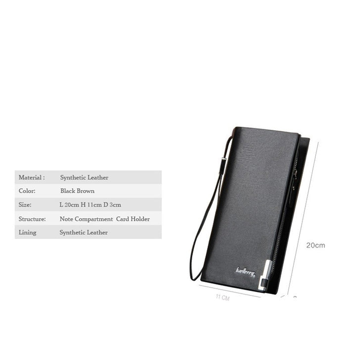 KRON Balenberry Executive Long Wallet - Multi-Card Holder & Mobile Pocket